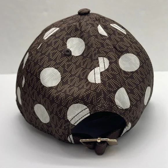 Michael Kors Women's Baseball Cap Hat Adjustable OS Chocolate BROWN DOTS
NWT - Picture 7 of 16